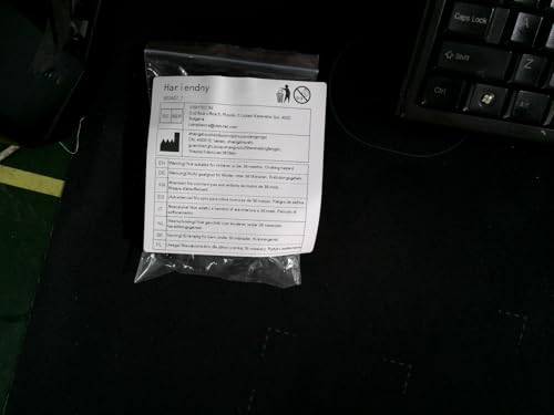 Hariendny 602407_1_E1VISFBF 12Pcs 1 Inch & 3/4 Inch Black Desk Grommets, Desk Hole Cover For Cable thumb #7