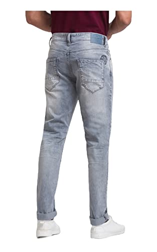 Image of Spykar Men's Mid Rise Slim Fit Jeans (MACT02BB108)