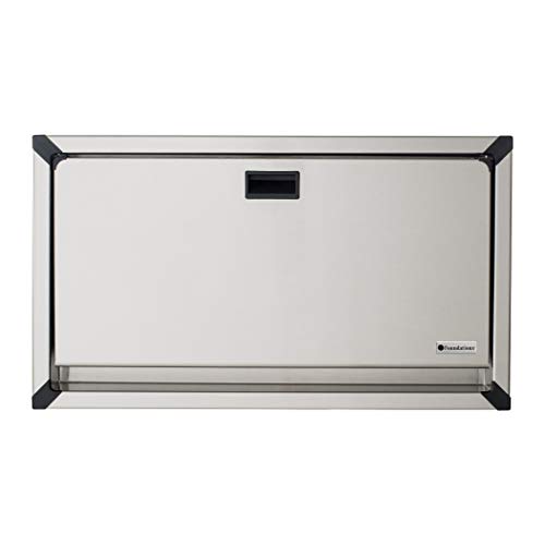 Foundations Stainless Steel Framed Horizontal Baby Changing Station, Surface Mount (100SSC-SM)