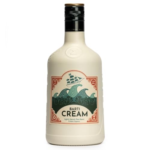Barti Cream Liqueur 70cl | Vegan Coconut-Based Cream Liqueur | Lightly Spiced with Vanilla Clove Cinnamon & Orange | Dreamy Sipping Drink Full-Bodied & Silky Smooth | 15% ABV