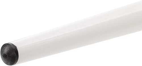 Miniatura 5 de Juego de 4 sillas de comedor blancas, sillas de comedor de cuero con protección acolchada y respaldo ergonómico curvado para comedor, cocina, sala