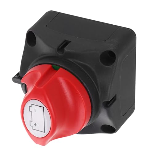 Alipis Versatile Vehicle Battery Disconnect Marine Isolation Switch for Car ATV Boat User-Friendly Knob