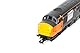 Hornby R30188 Railroad Plus Loadhaul, Class 37, Co, 37710-Era 8 Railway-Loks, Schwarz und Orange