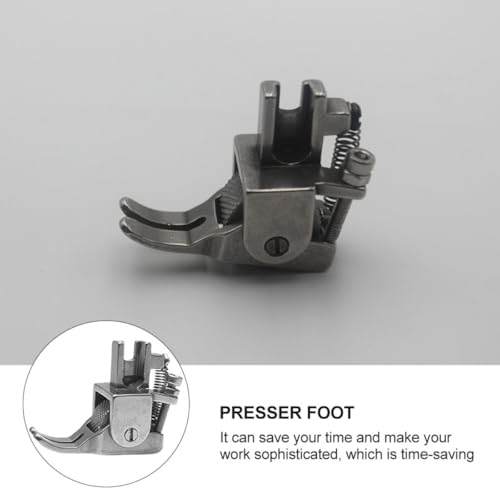 Pie prensatelas rodillo ajustable para máquina de coser miniatura 7