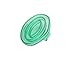 ROMA Brights Curry Comb, Turquoise