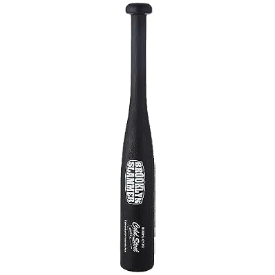 Cold Steel Brooklyn Series Unbreakable Baseball Bat Bundle - 19 Bat, 24 Basher (92BSW, Black)