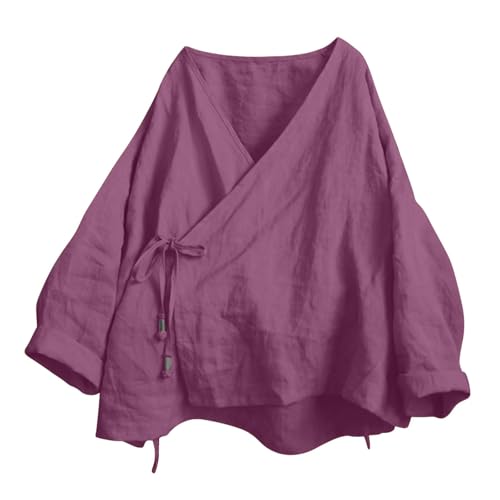 Cardigan kimono Hanten à manches longues pour femme - Tissu