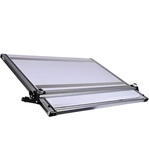 Tablero de dibujo portátil con regla paralela y herramientas multiángulo para arquitectos, artistas, ingenieros y diseñadores, ideal para dibujo de precisión y proyectos creativos
