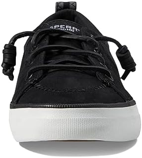 Sperry Women's Crest Vibe Washable Leather Sneaker, Black, 8.5 | Image 5