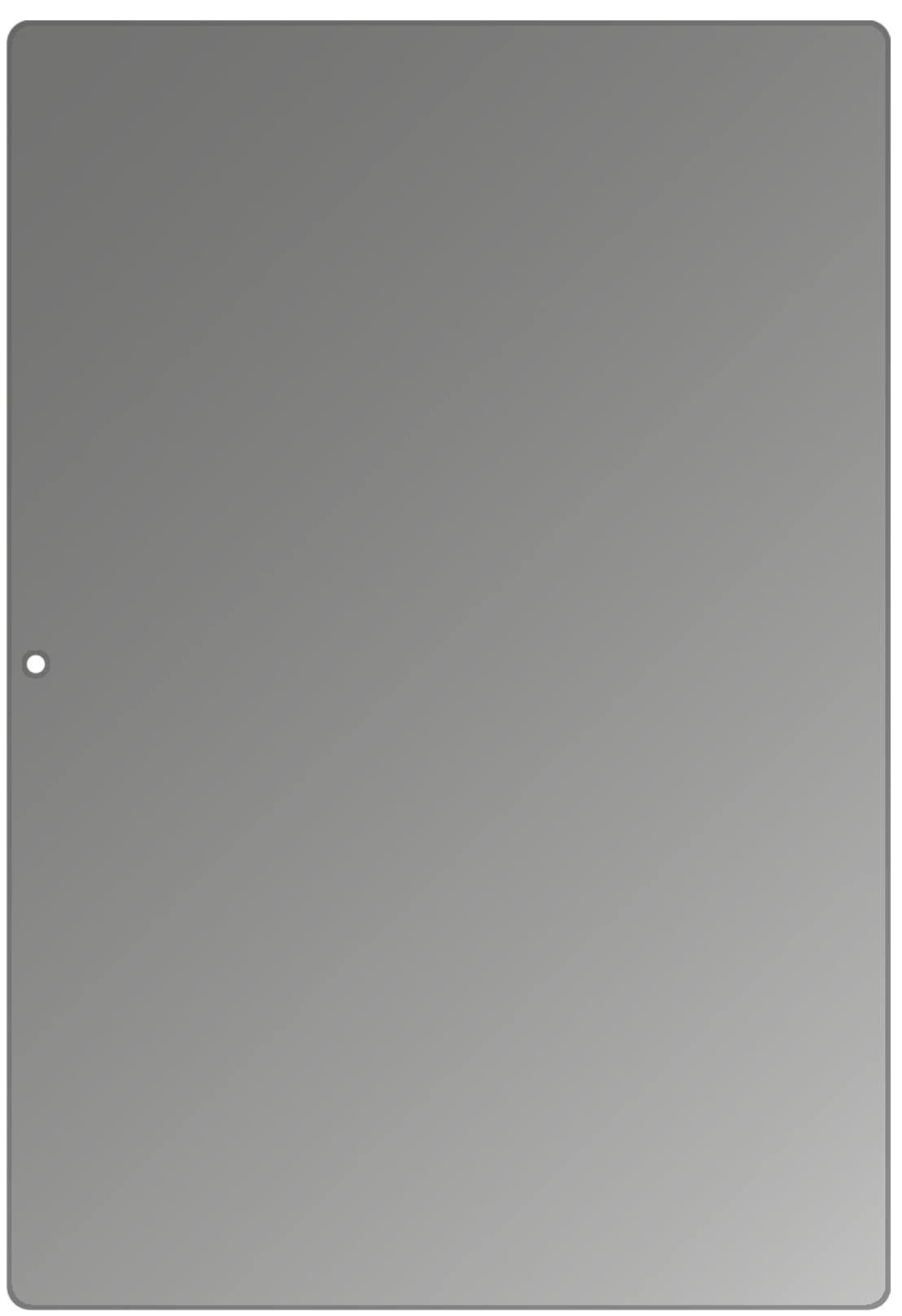 dipos Pellicola Privacy per Lenovo Tab M10 | Protezione schermo opaca Anti-Spia a 4 Vie, si adatta perfettamente, antigraffio, senza bolle, autoadesiva