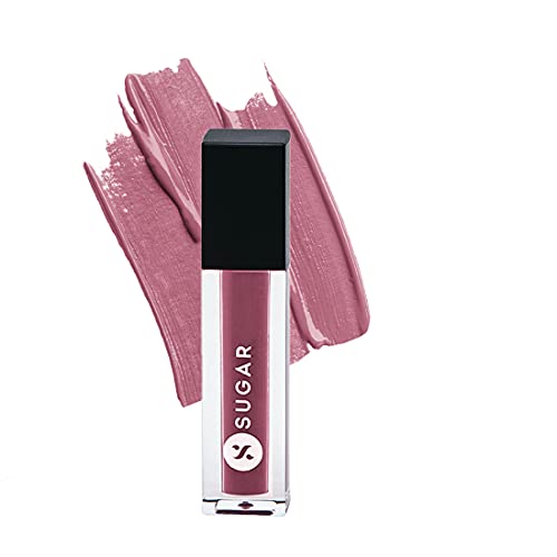 Image of SUGAR Cosmetics Smudge Me Not Liquid Lipsticks for Women | Transferproof & Waterproof | Lasts 12+ Hours | Matte Lipstick | 1.1ml - 38 Dose Of Rose
