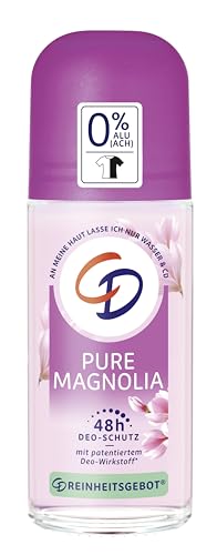 CD | Deo Roll-on 'Magnolie' | Deodorant ohne Aluminiumsalze | Langanhaltender Schutz für 48 h | Veganes Hautpflegeprodukt | Für empfindliche Haut geeignet | 50ml