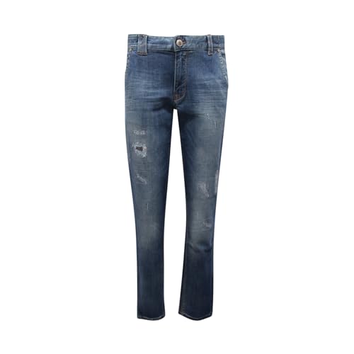 Jeans denim homme bleu AT.P.CO 2784AU en toile premium haute résistance