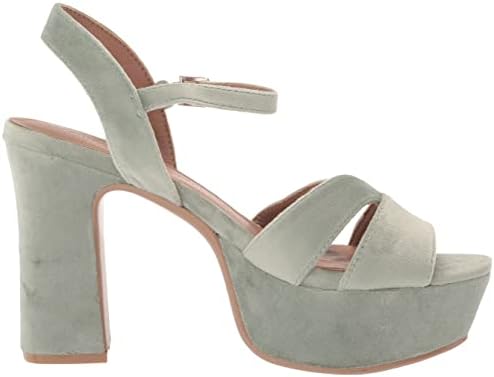 Chinese Laundry Women's Daydreamer Sf Velvet Heeled Sandal, Mint, 11 | Image 5