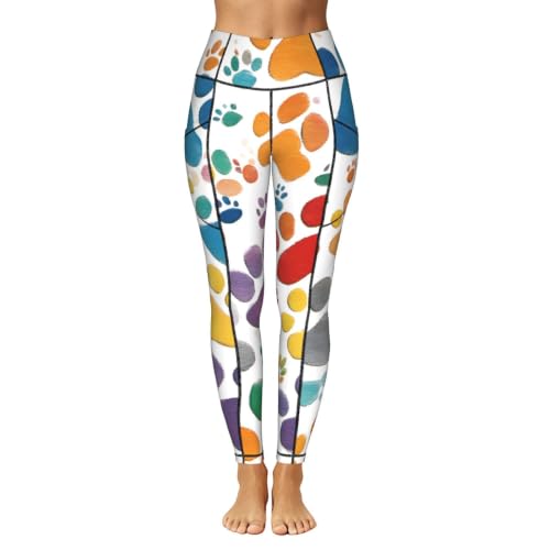 Leggings con estampado artístico sin transparencias para entrenamiento diario 2