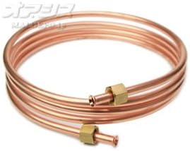 銅パイプ 銅管 送油管 8mm×2.5m 毎日がバーゲンセール 両側フレア加工