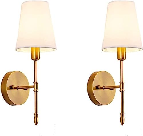 Aiehnid Wall Lights Battery Powered Sconces Set of 2,No Wiring Required