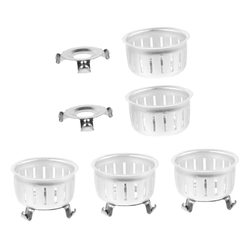 Luxshiny 5 pares de piezas de olla a presión con cubierta bloqueadora, accesorios de repuesto miniatura 1