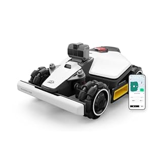 MAMMOTION LUBA mini AWD LiDAR 1500 Robot Tagliaerba Senza Filo Perimetrale, con 3D LiDAR + Vision, Consigliato per 1.500 m², Senza Antenna RTK, Mappatura Automatica, Modulo 4G, Fino all'80%