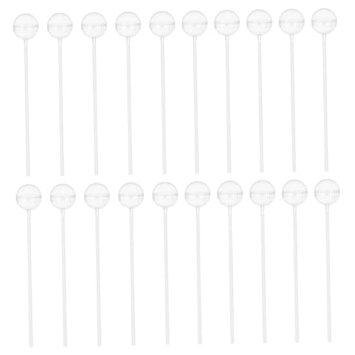 VILLCASE 100pcs Chocolate Bouquet Fixing Holder Round Ball Base for Decorations