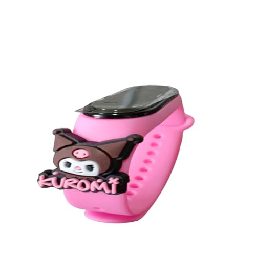 SMACTUDO, Relógio Infantil compatível Kuromi Touch Resistente à Água_Rosa