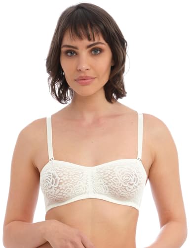 Image of Wacoal Halo Lace Strapless Underwire Bra
