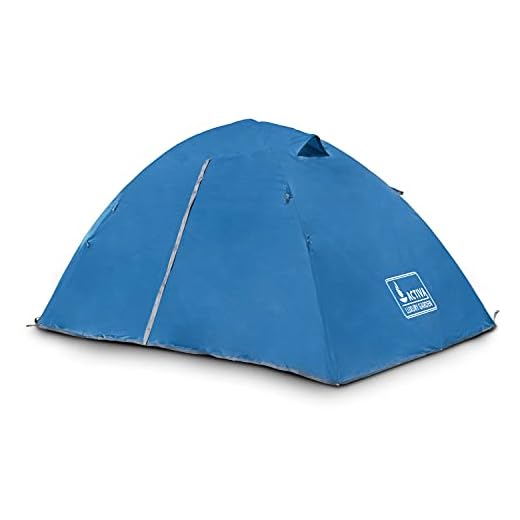 Activa Luxury Garden - Tienda de campaña para 2 personas y 3 estaciones, con puertas dobles, impermeable, tamaño pequeño, fácil de montar, ultraligera para camping, senderismo