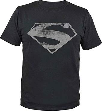 T-shirt Superman United Labels Man of Steel en coton taille L premium