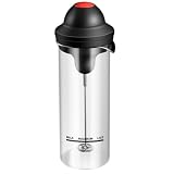 Portátil para viajar. Nuestro mezclador de varilla para espumar café está equipado con un cabezal de batidor doble, más potente y eficiente, que satisface diferentes necesidades. Nuestro portátil actualizado utiliza 2 baterías AA de 1,5 V. Fácil de llevar este que funciona con baterías a cualquier lugar.