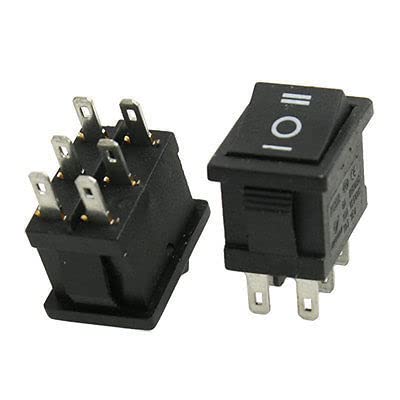 Commutateur DPDT 6 broches de rechange pour réparer un interrupteur