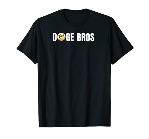 Doge Bros- Awesome Dogecoin Crypto Trading Group Crypto tee T-Shirt