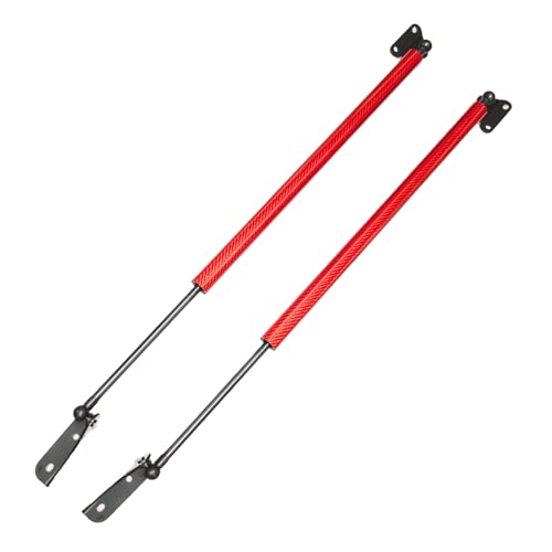 XIANGSHANG (約15kg増圧) ヴォクシー/ノア 70系(ZRR70G ZRR75G ZRR70W ZRR75W) リアゲートダンパー バックドアダンパー リアハッチダンパー トランクダンパー 車検対応 交換用品 2本組 赤カーボン [並行輸入品