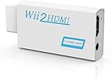  Wii zu HDMI Adapter Konsole Adapter Wii auf HDMI 720p / 1080P HD mit 3,5mm Audioausgang Wii auf HDMI Konverter für Wii TV Monitor Projektor