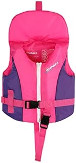 Swim Trainer Vest with Head Supportive, Adjustable Safety Strap, Kids swim vest, L, Up to 36 lbs