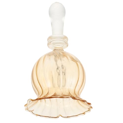 NUOBESTY Decorative Crystal Bells Glass Handheld Bell for Holiday Ornaments for Classroom Attention