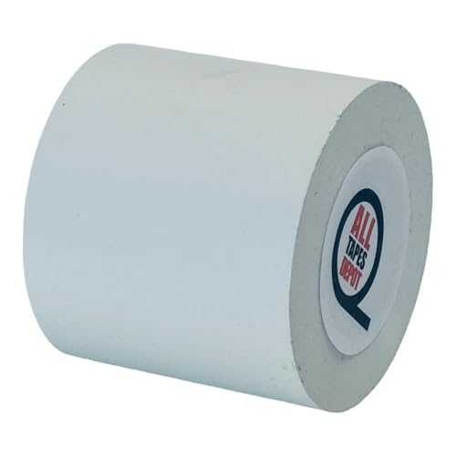 Image of Electrical Tape 3inch x 66 Pack of 1 ROLL, White Flame Retardant WeatherCold Resistant