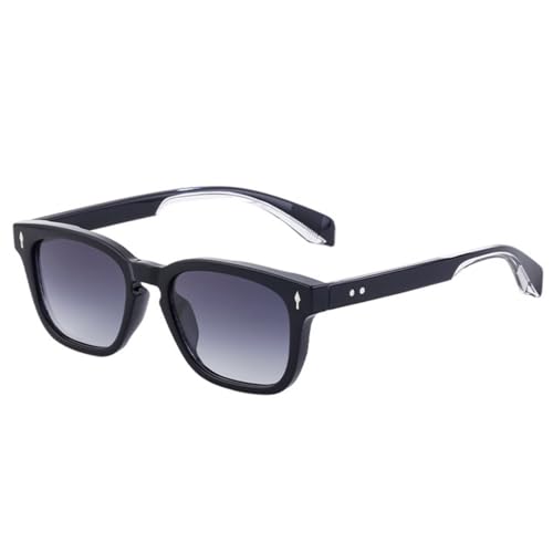 Lunettes de soleil carrées confortables contre l'éblouissement avec verres dégradés anti-UV