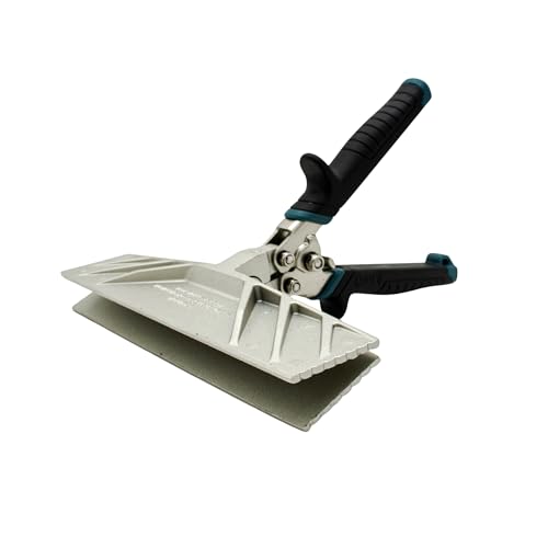 9-Inch Zinc Alloy Hand Seamer Tool for Bending Folding Aluminum Vinyl Roof Flashing Coil and Fascia Heavy-Duty Construction
