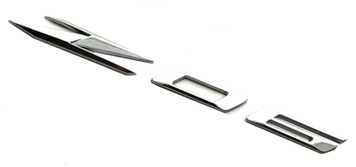 Image of 2Pcs Z06 Emblems 3D Badge Nameplate Letter Compatible with 2023-2024 C8 85623536 OEM Size (Chrome)