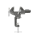 Muchas posibilidades: adecuado para fijar piezas pequeñas en joyas, hobbies, construcción de maquetas, electrónica, hogar y bancos de trabajo, perfecto para los amantes del bricolaje y fácil de usar, compacto y cómodo, es el accesorio perfecto para fresadoras y taladros