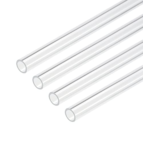 Tubo Acrilico Trasparente 6mm ID 10mm OD - 30cm Per Lampade E Sistemi Acqua - Foto 2