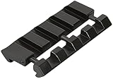 360 Tactical .22/Airgun to Picatinny/Weaver Low Pro Profile Lightweight Repeatable Alignment Innovative Rail Platform Snap-in Adapter with Top Slot Spring Tension Retraction/Expansion (1 Pack - 2)