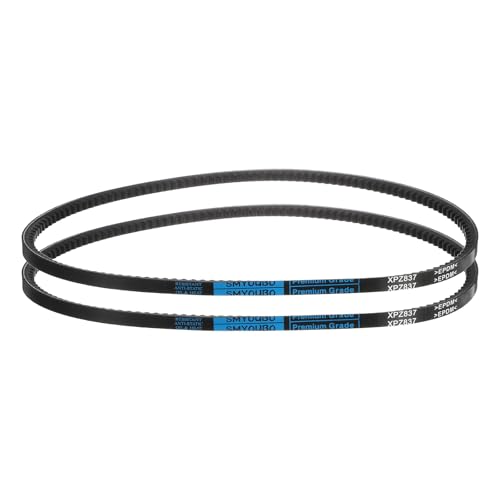 Courroie trapézoïdale 3VX335 en caoutchouc à bord brut uxcell Lot de 2 de 85,1 cm