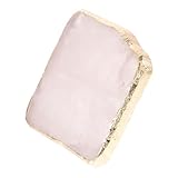 🔥🎉DESSOUS DE VERRE DE LUXE EN QUARTZ ROSE : pierre précieuse 100 % naturelle – cristal rose, avec bord doré luxueux pour mettre en valeur votre style et vous démarquer sur n'importe quelle table de dîner bar à cocktails/whisky. Les dessous de verre en quartz rose sont parfaits pour la décoration intérieure de la maison, la et améliorent la qualité de .