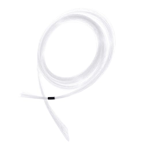 DIYEAH 50Pcs Long Optical Fiber Lights for Decorative Party Curtain Lighting High Transparency Energy Saving Fiber Optic Lights for Festivals and Events