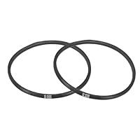 QUARKZMAN 2 Stück O-550 O-Typ Keilriemen 550mm/21,7\ Innere Länge x 0,39\ Breite x 0,24\ Höhe Antriebsriemen, O-Typ Geschlossener Gummi-Übertragungsriemen