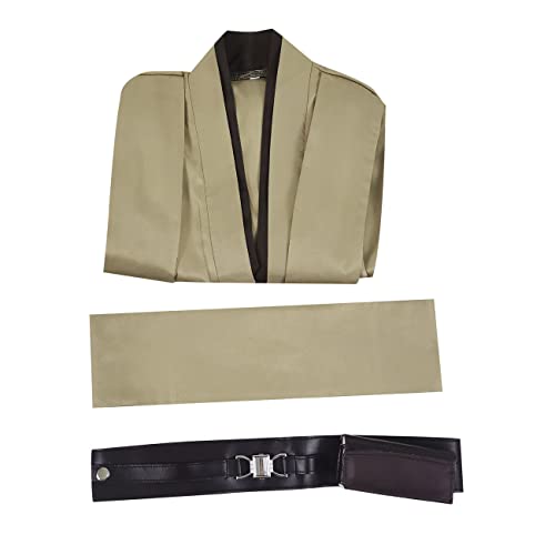 Kids Tunic Costume Suit Jedi Knight Costume Jedi Tunic Uniform Cosplay Suits Halloween Outfit (Brown, X-Small) #TOP5