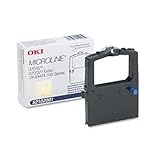 Okidata Genuine Brand Name, OEM 52102001 Black Ribbon (3M) for MicroLine 120, 172, 180, 182, 183, 320, 321, 321 Turbo D Printers