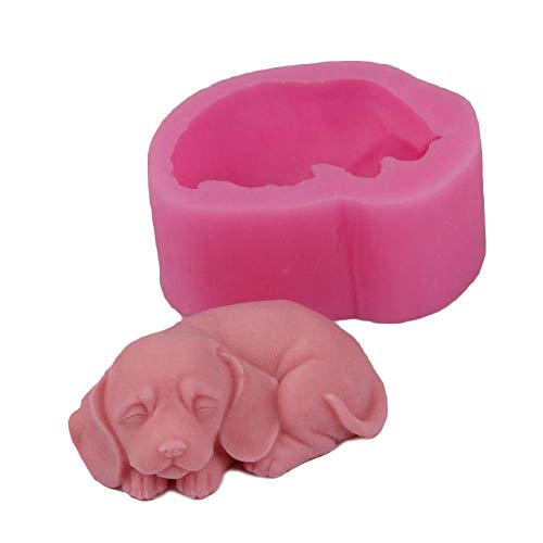Stampo In Silicone Per Cani 3D Simpatici Stampi Per Sapone A Forma Di Cane Stampi Per Candele Antiaderenti Per Caramelle Fondente Per Torta Al Cioccolato Stampi Da Forno Stampi Per Cani Torta Fondente