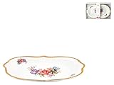 norfolk tablet Ideal como regalo Royal Norfolk 8908800 Centro de mesa Decoración Flores Rosa, Porcelana, 19 x 30 x 3 H, Porcelain